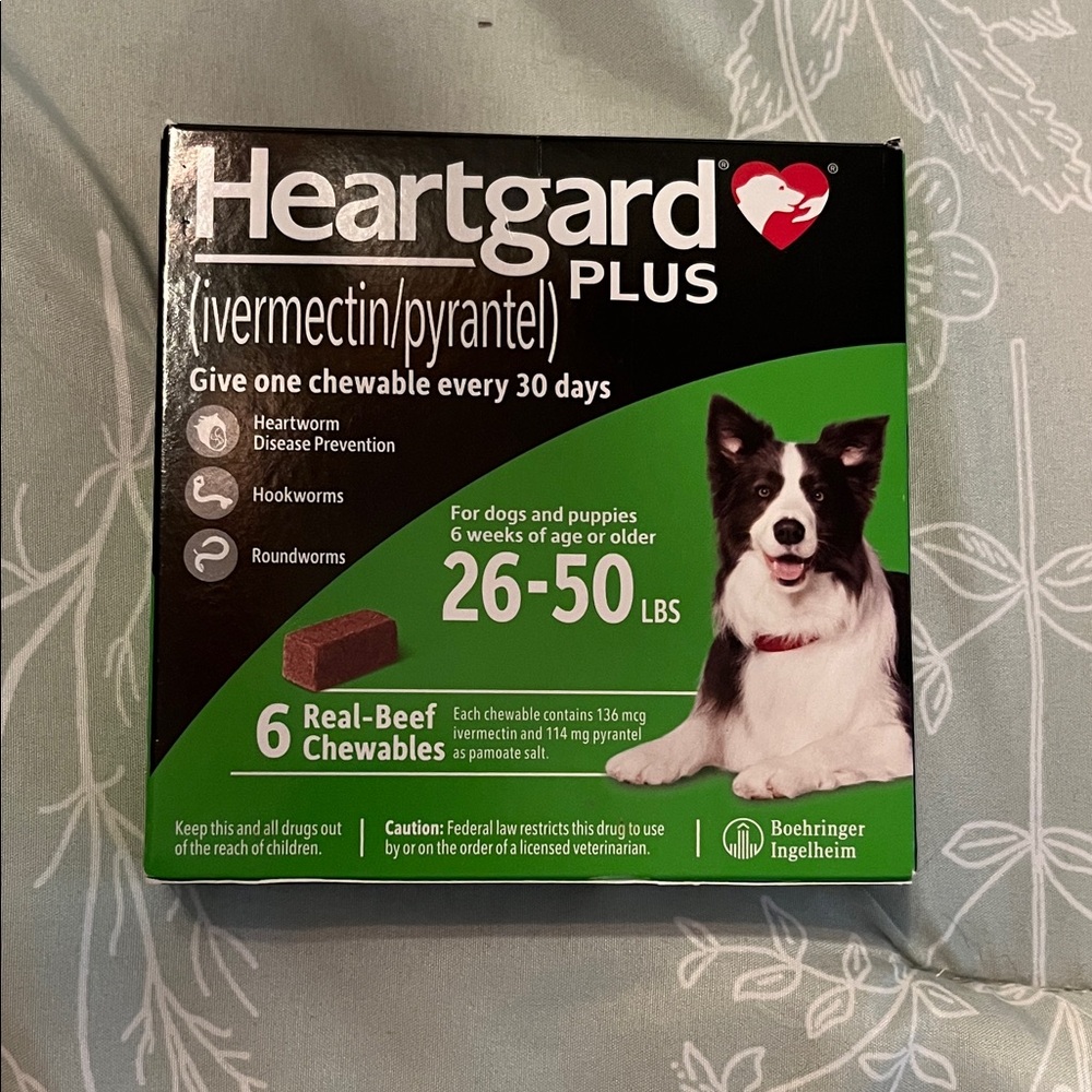 Heartgard Plus Chewables for Dogs 5 count
